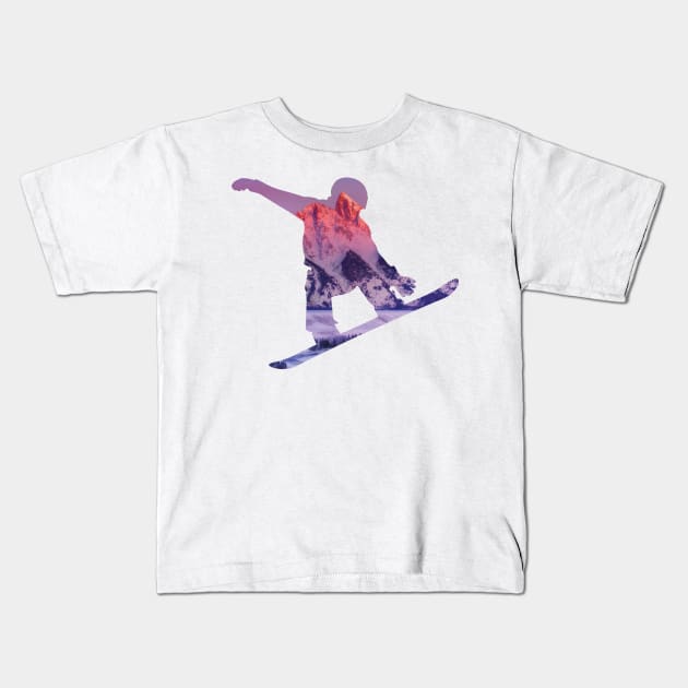 Snowboard 2 Kids T-Shirt by nuijten